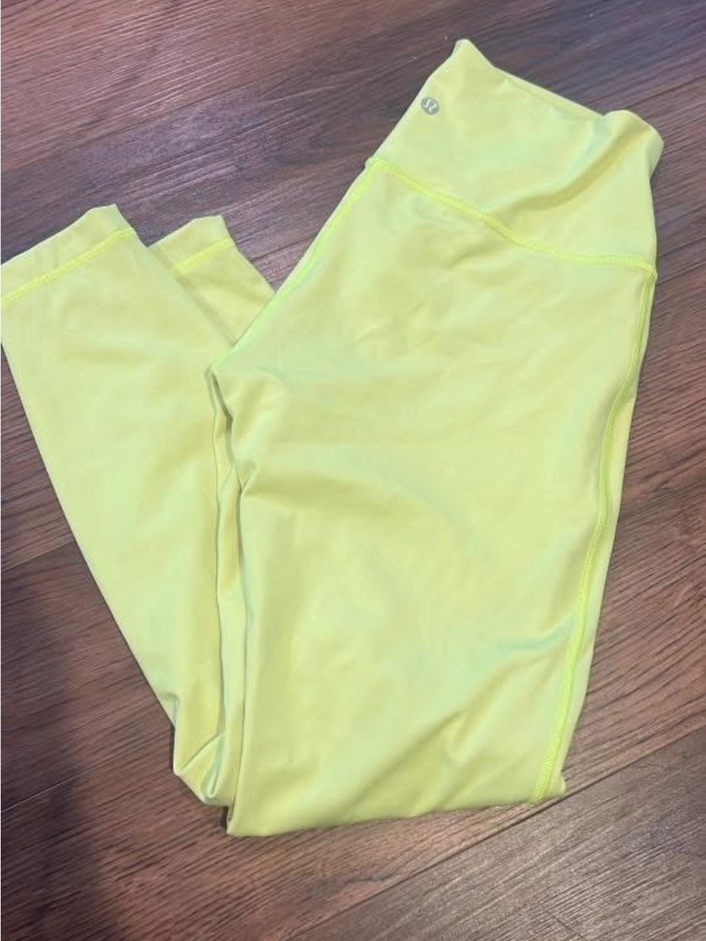 lululemon athletica Neon Yellow Leggings